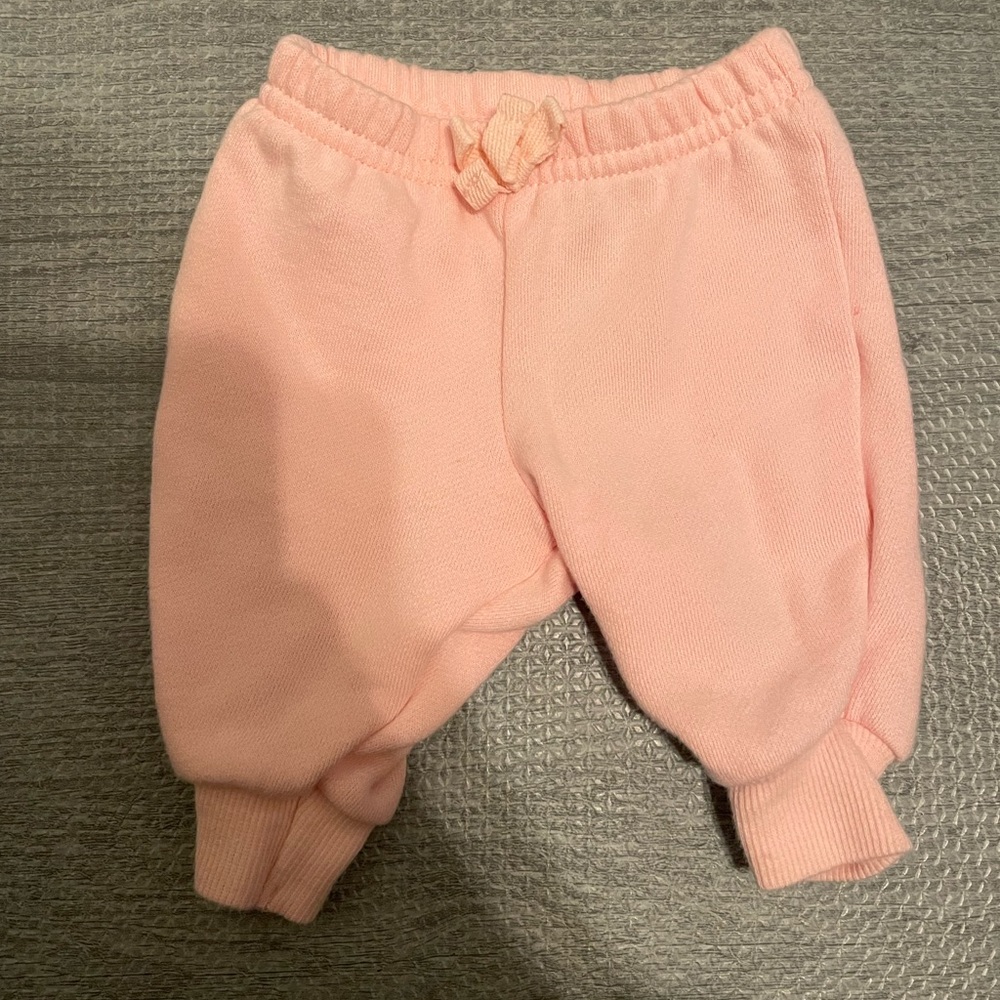 Carters New born Pink Sweat pants.